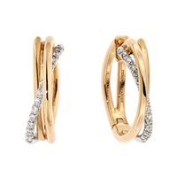 Orecchini Gemoro Donna LEGAMI in Oro Diamante 0.16 Ct OB829BR - OB829BR